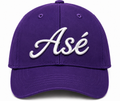 Purple Embroidered Asé Cap