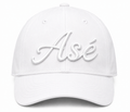 White Embroidered Asé Cap