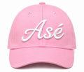 Pink Embroidered Asé Cap
