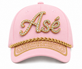 Pink Embellished Asé Cap